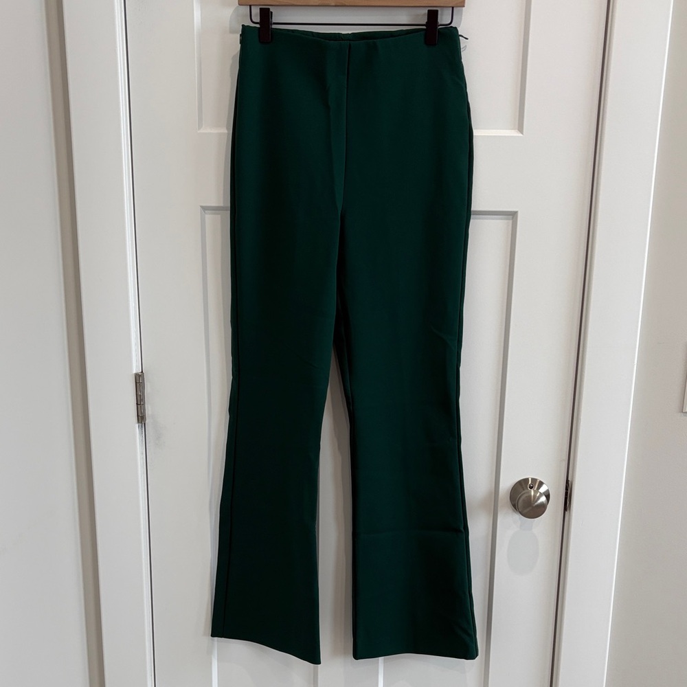 Rachel Zoe Emerald Green Flared Pants